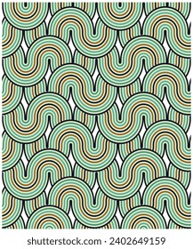 stripes line combination retro design both side repeat, seamless design, best for textile and wall paper print. 