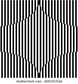 Stripes Lines Motifs Pattern. Optical Illusion Decoration for Interior, Exterior, Carpet, Textile, Garment, Cloth, Silk, Tile, Plastic, Paper, Wrapping, Wallpaper, Pillow, Sofa, Background, ect