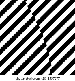 Stripes Lines Motifs Pattern. Optical Illusion Decoration for Interior, Exterior, Carpet, Textile, Garment, Cloth, Silk, Tile, Plastic, Paper, Wrapping, Wallpaper, Pillow, Sofa, Background, ect