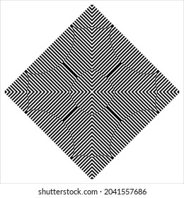 Patrón de motivos de líneas de franjas. Decoración de ilusión óptica para interiores, exteriores, alfombras, textiles, prendas de vestir, tela, seda, mosaico, plástico, papel, envuelto, tapicería, almohada, sofás, fondo, etc