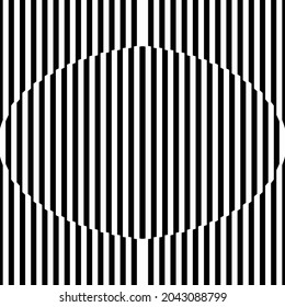 Stripes Lines Motifs Pattern. Optical Illusion Decoration for Interior, Exterior, Carpet, Textile, Garment, Cloth, Silk, Tile, Plastic, Paper, Wrapping, Wallpaper, Pillow, Sofa, Background, ect