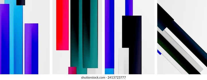 Stripes and lines poster abstract backgrounds. Vector illustration For Wallpaper, Banner, Background, Card, Book Illustration, landing page