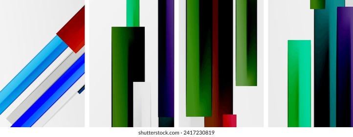 Stripes and lines poster abstract backgrounds. Vector illustration For Wallpaper, Banner, Background, Card, Book Illustration, landing page