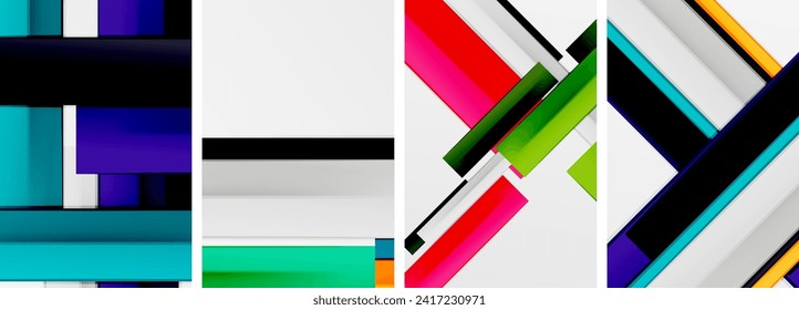 Rayas y líneas afichan antecedentes abstractos. Ilustración vectorial para fondo de escritorio, pancarta, fondo, tarjeta, ilustración del libro, página de inicio