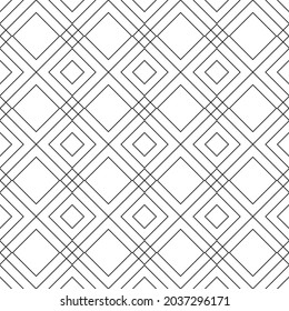 Streifen machen Rhombs. Vektor wiederholte Probe mit leeren Hombusen.