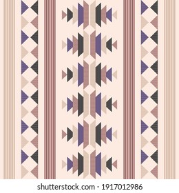 Stripes. Mexican plaid. Seamless pattern. Design with manual hatching. Textile. Ethnic boho ornament. Vector illustration for web design or print.