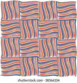 stripes mix extended, vector art illustration; more stripes and textures in my gallery