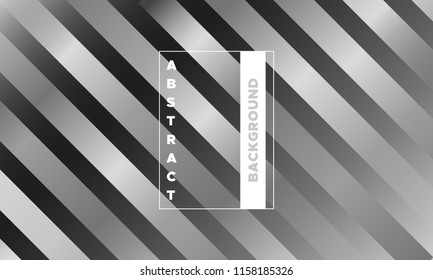 Stripes with Monochrome Gradient. Minimal Abstract Background with Glow Effect. Simple Geometric Cover. EPS10 Vector Illustration with Lines. Abstraction with Stripes for Placard, Banner, Poster.