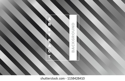 Stripes with Monochrome Gradient. Minimal Abstract Background with Glow Effect. Simple Geometric Cover. EPS10 Vector Illustration with Lines. Abstraction with Stripes for Placard, Banner, Poster.
