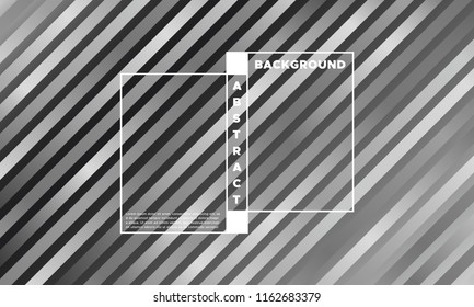Stripes with Monochrome Gradient. Minimal Abstract Background with Glow Effect. Simple Geometric Cover. EPS10 Vector Illustration with Lines. Abstraction with Stripes for Placard, Banner, Poster.