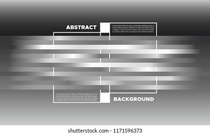 Stripes with Monochrome Gradient. Minimal Abstract Background with Glow Effect. Simple Geometric Cover. EPS10 Vector Illustration with Lines. Abstraction with Stripes for Placard, Banner, Poster.