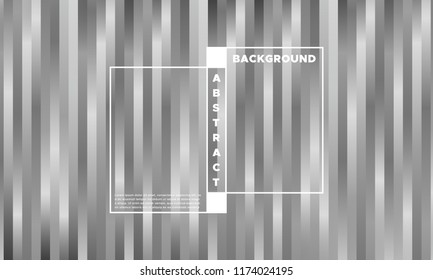 Stripes with Monochrome Gradient. Minimal Abstract Background with Glow Effect. Simple Geometric Cover. EPS10 Vector Illustration with Lines. Abstraction with Stripes for Placard, Banner, Poster.