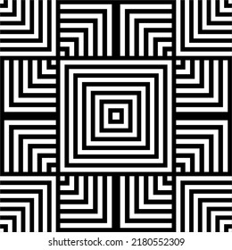 Stripes Motifs Pattern in Black White. Decoration for Interior, Exterior, Carpet, Textile, Garment, Cloth, Silk, Tile, Plastic, Paper, Wrapping, Wallpaper, Pillow, sofa, Background, Ect. Vector 