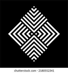 Patrón de motivos de franjas en blanco negro. Decoración de interiores, exteriores, alfombras, textiles, prendas de vestir, tela, seda, mosaico, plástico, papel, envuelto, tapicería, almohada, sofá, fondo, etc. Vector 