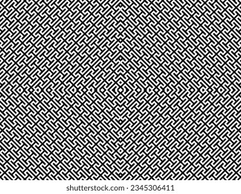 Stripes Motifs Pattern in Black White. Decoration for Interior, Exterior, Carpet, Textile, Garment, Cloth, Silk, Tile, Plastic, Paper, Wrapping, Wallpaper, Pillow, sofa, Background, Ect. Vector 