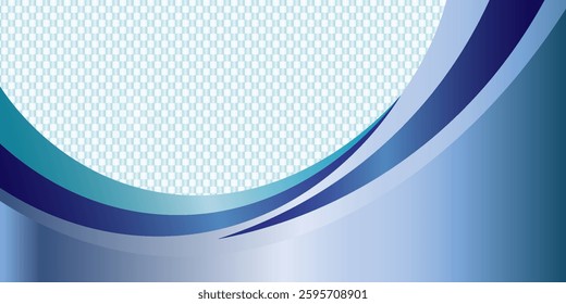 Stripes on blue sky and gradient background. soft backdrop and modern style. geometric shape patte
