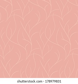 Stripes on pink background. Abstract seamless pattern. Editable pattern in swatches.