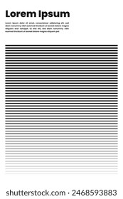 Stripes optical art . Vector background illustration