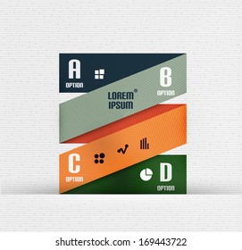 Stripes option select infographic design template for business, technology, presentation, layout template