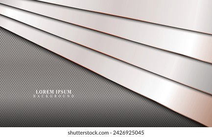 Stripes overlapping layer with lines background. Vector illustration. New design for your business.