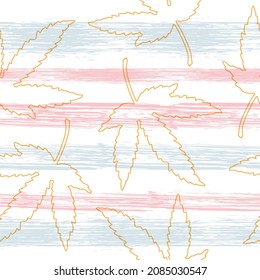 Stripes pattern. Cool geometric striped structure on the white backdrop. Watercolor Striped Fashion Print Design.