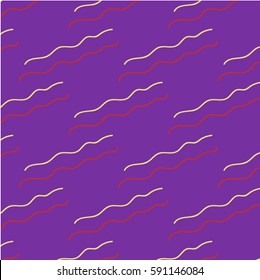 Stripes pattern, purple background.