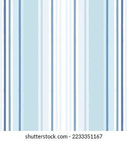 Stripes pattern, sea blue striped seamless vector background, navy brush strokes. pastel grunge stripes, watercolor paintbrush line