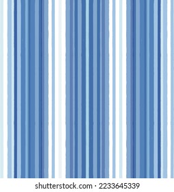 Stripes pattern, sea blue striped seamless vector background, navy brush strokes. pastel grunge stripes, watercolor paintbrush line