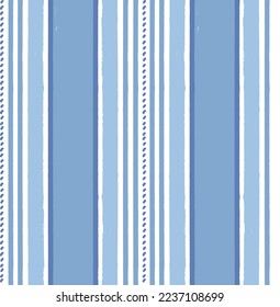 Stripes pattern, sea blue striped seamless vector background, navy brush strokes. pastel grunge stripes, watercolor paintbrush line