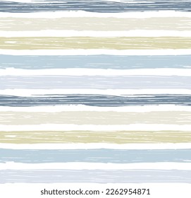 Stripes pattern, summer striped seamless vector background, watercolor paintbrush lines, textured brush lines textile. shabby grunge stripes