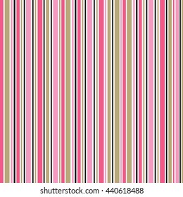 Stripes pink, brown and black