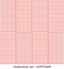 Stripes Pink and White Wall Pattern Minimal Wallpaper