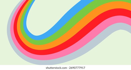 Rayas arco iris groovy fondo retro Antiguas grunge rayas de colores Fondo de pantalla, volante, cubierta