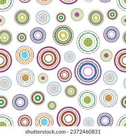 rayures anneaux rouille rouille motif harmonieux image vectorielle 