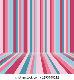 Stripes room background texture. Valentaine day colors.