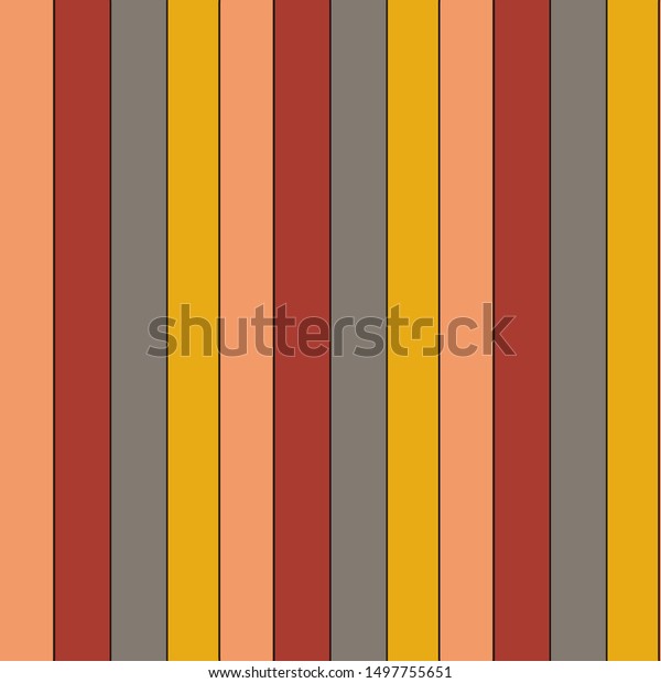 Stripes Rustic Colors Coordinate Stock Vector (Royalty Free) 1497755651 ...