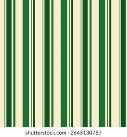 Listras padrão sem costura em verde e bege.Linhas verticais repetem padrão vetor ilustração fundo papel de parede.