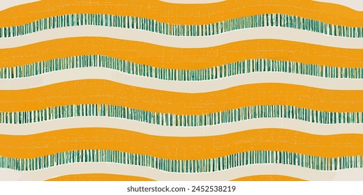 Stripes seamless pattern. Ikat ethnic tribal, handmade seamless wallpaper. Ethnic Ikat abstract background art. llustration for greeting cards, printing and other design project.