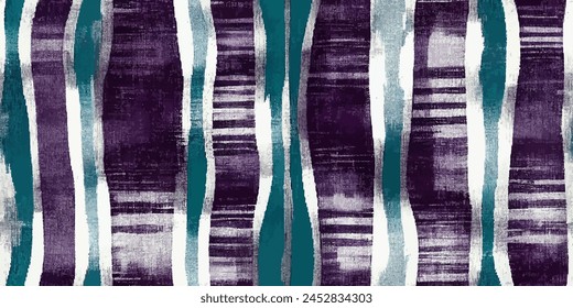 Stripes seamless pattern. Ikat ethnic tribal, handmade seamless wallpaper. Ethnic Ikat abstract background art. llustration for greeting cards, printing and other design project.