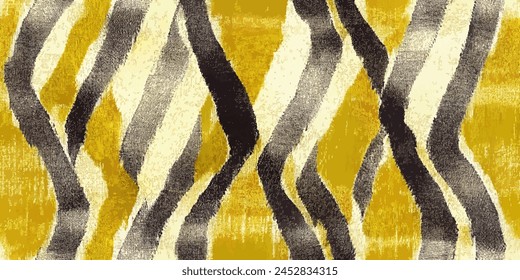 Stripes seamless pattern. Ikat ethnic tribal, handmade seamless wallpaper. Ethnic Ikat abstract background art. llustration for greeting cards, printing and other design project.