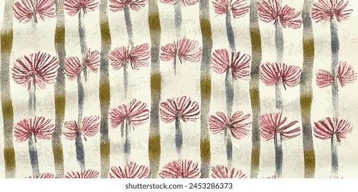 Patrón sin fisuras de rayas. Ikat étnico tribal, hecho a mano Fondo de pantalla sin costuras. Ikat étnico abstracto arte de fondo. ilustración para tarjetas de felicitación, impresión y otro proyecto de diseño.