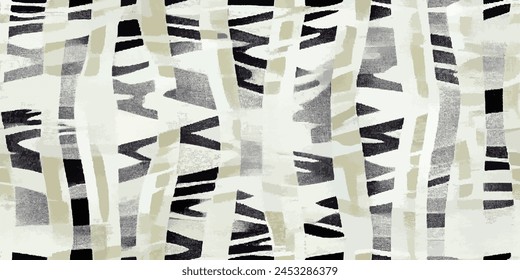 Stripes seamless pattern. Ikat ethnic tribal, handmade seamless wallpaper. Ethnic Ikat abstract background art. llustration for greeting cards, printing and other design project.