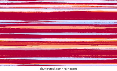 Stripes seamless pattern texture in watercolor grunge style. Fashion print design background.