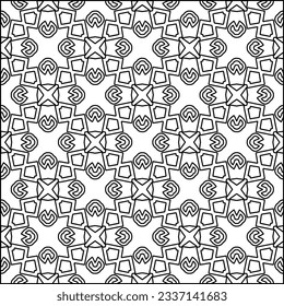 Stripes shapes. Simple line pattern. Black and white pattern. Minimalistic background for web page, textures, card, poster, fabric, textile.