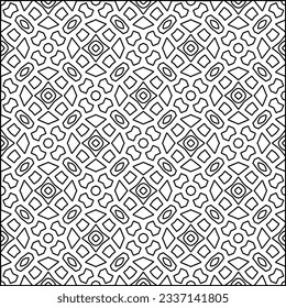 Stripes shapes. Simple line pattern. Black and white pattern. Minimalistic background for web page, textures, card, poster, fabric, textile.