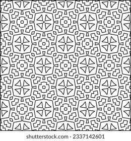 Stripes shapes. Simple line pattern. Black and white pattern. Minimalistic background for web page, textures, card, poster, fabric, textile.