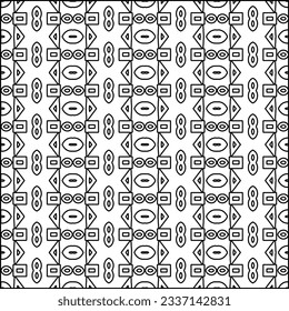 Streifen Formen. Einfaches Zeilenmuster. Schwarz-Weiß-Muster. Minimalistischer Hintergrund für Webseiten, Texturen, Karten, Poster, Stoff, Textilien.