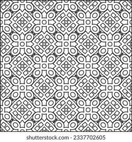 Stripes shapes. Simple line pattern. Black and white pattern. Minimalistic background for web page, textures, card, poster, fabric, textile.