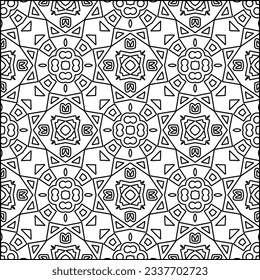 Stripes shapes. Simple line pattern. Black and white pattern. Minimalistic background for web page, textures, card, poster, fabric, textile.