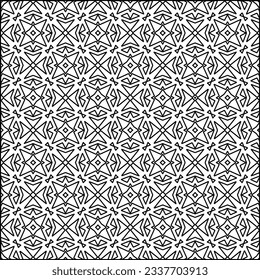 Stripes shapes. Simple line pattern. Black and white pattern. Minimalistic background for web page, textures, card, poster, fabric, textile.